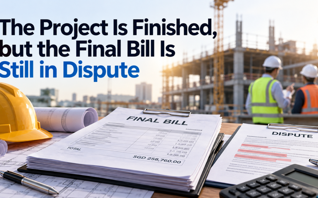 The Project Is Finished, but the Final Bill Is Still in Dispute