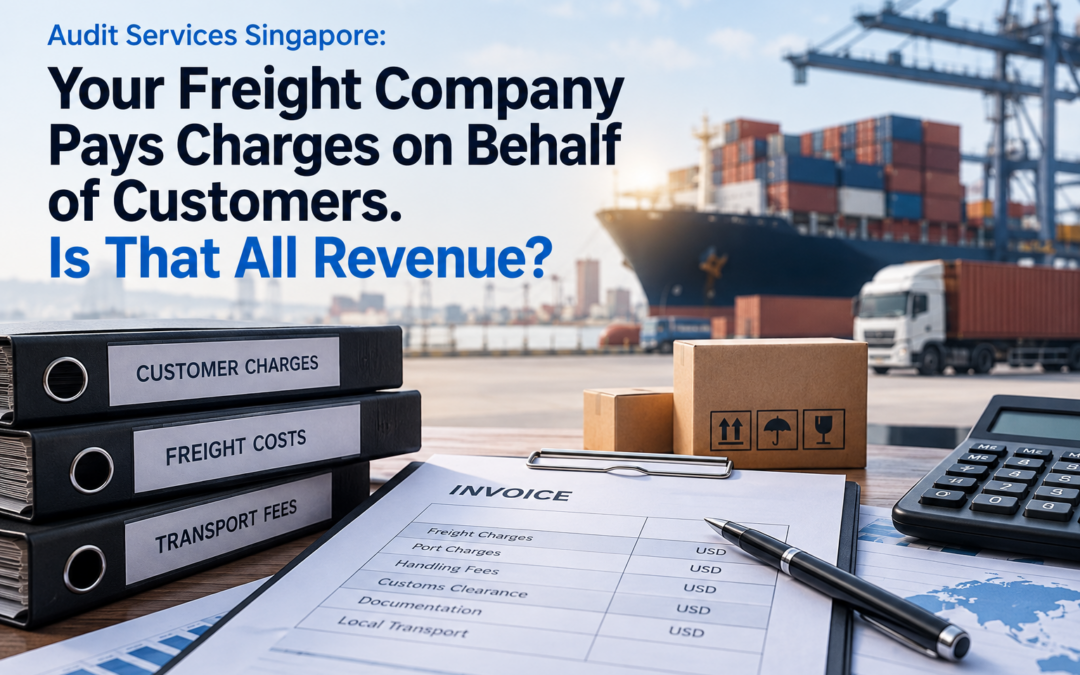 Audit Services Singapore: Your Freight Company Pays Charges on Behalf of Customers. Is That All Revenue?